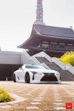 Lexus LC500 Hybrid on Vossen Wheels (HF-1) 2018 года (JP)